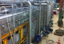 Démontage d'un pasteurisateur chez d'Heineken Marseille